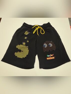 Rubik’s x PAC-MAN Kryptic Graphic Sweat Shorts Black Small
